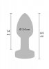 Buttplug Vibr. Medium Silver